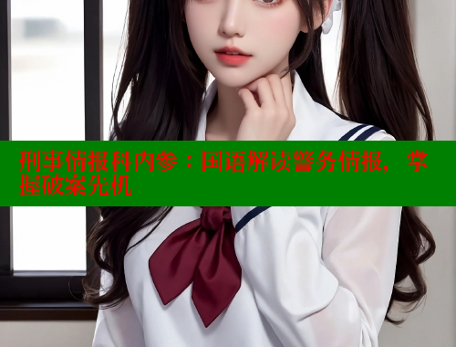 刑事情报科内参:国语解读警务情报,掌握破案先机 春水堂 第1张 刑事情报科内参:国语解读警务情报,掌握破案先机 春水堂 第1张
