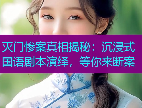 灭门惨案真相揭秘:沉浸式国语剧本演绎,等你来断案  第2张 灭门惨案真相揭秘:沉浸式国语剧本演绎,等你来断案  第2张